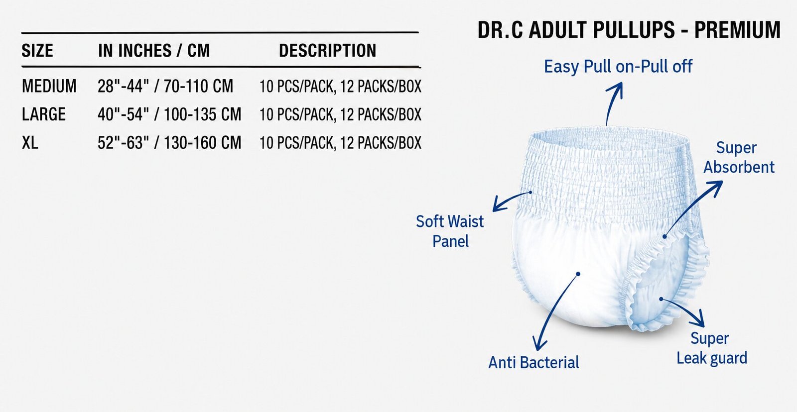 Adult Diaper Size Guide